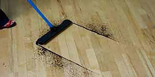 Don Aslett Rubber Broom with Squeegee and Hand Brush -Hair Removal Too