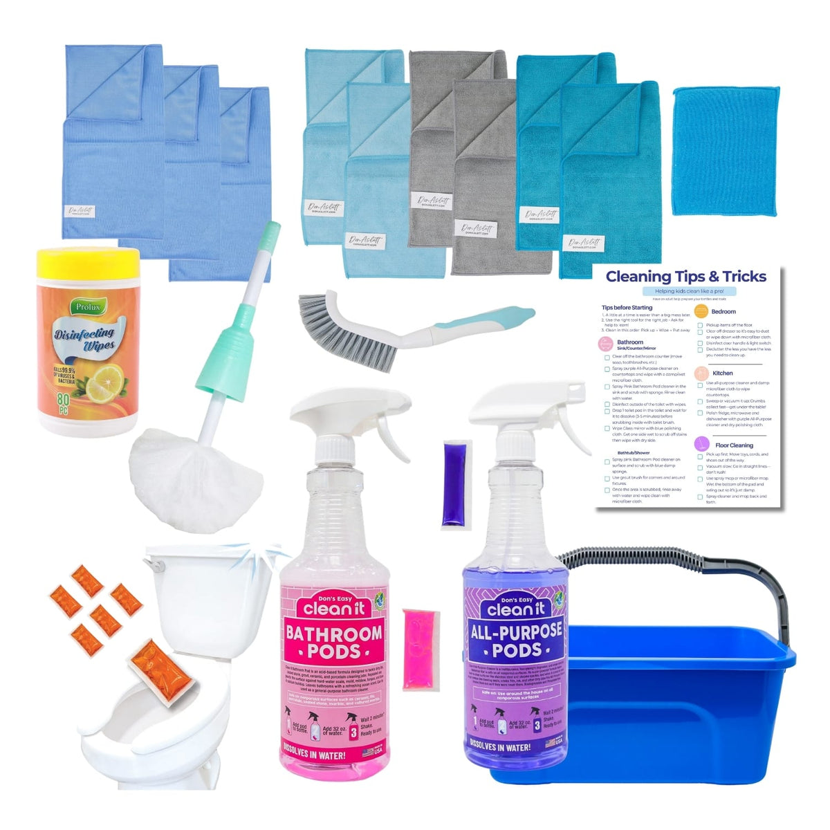 Clean Crew Complete Kit – Don Aslett