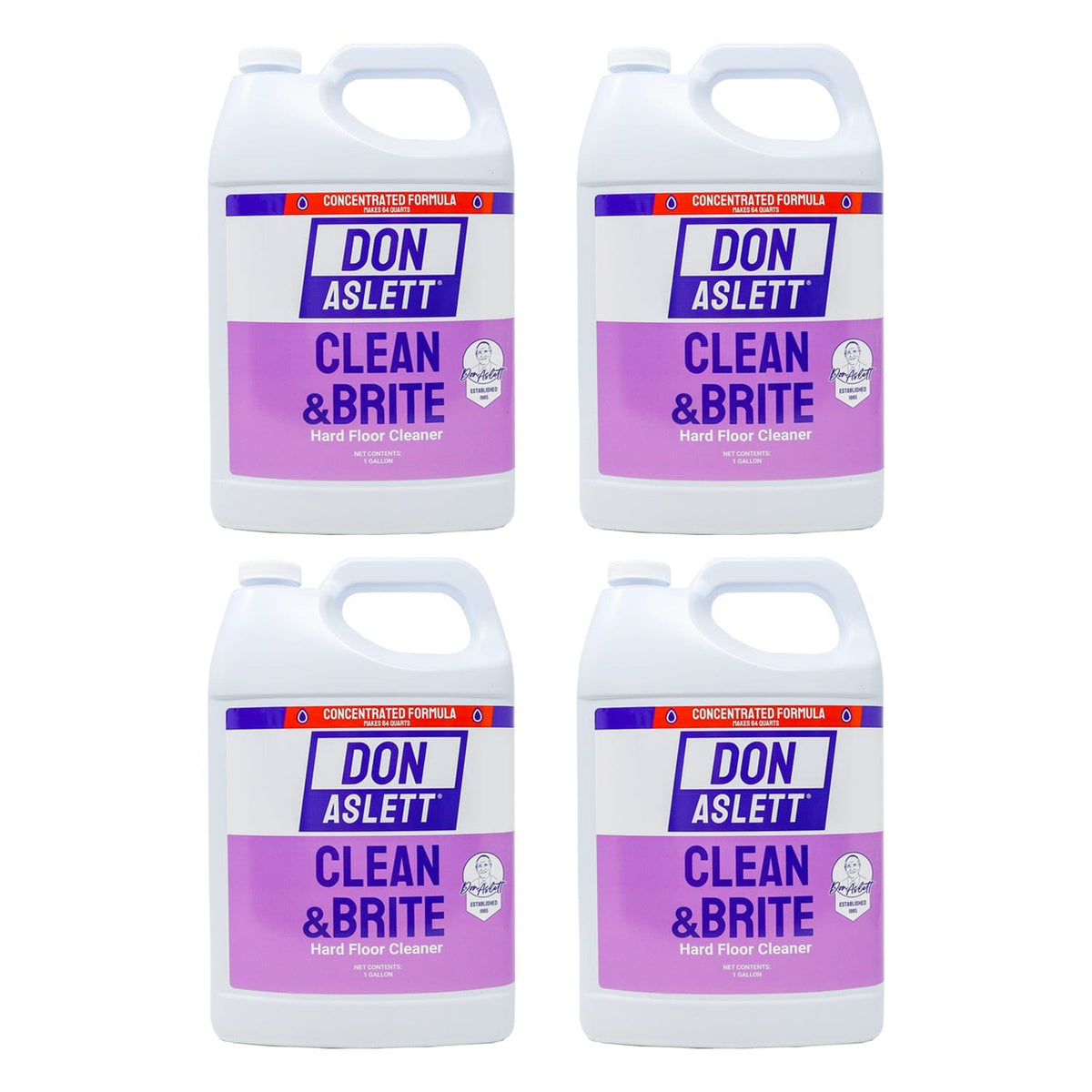 BULK CASE Don Aslett Clean & Brite 4 GALLONS