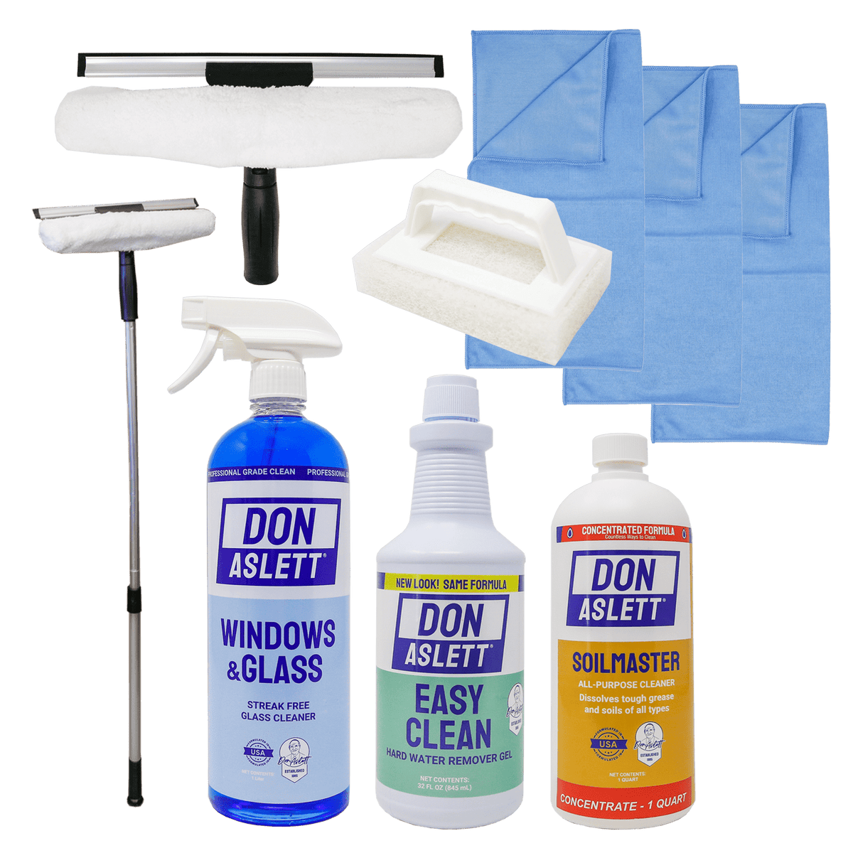 Deluxe Window Cleaning Kit Don Aslett