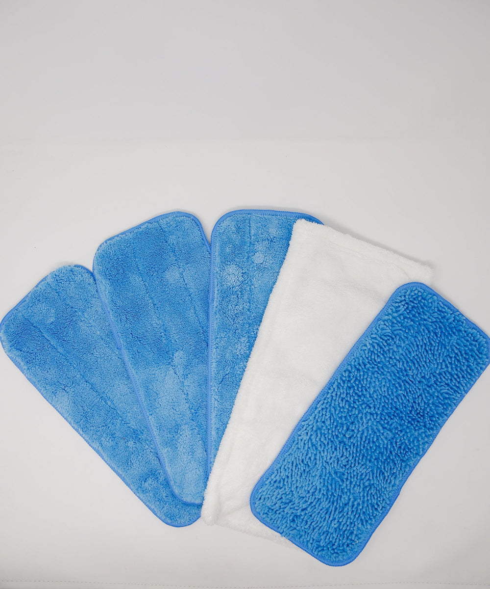 Don Aslett Microfiber Mop Pad Set 5 PK 13"