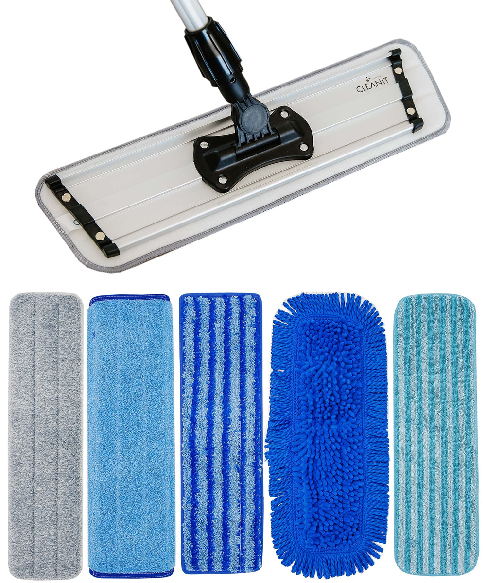 Don Aslett's Microfiber Mop with (5) ReuseableMicrofiber Pads