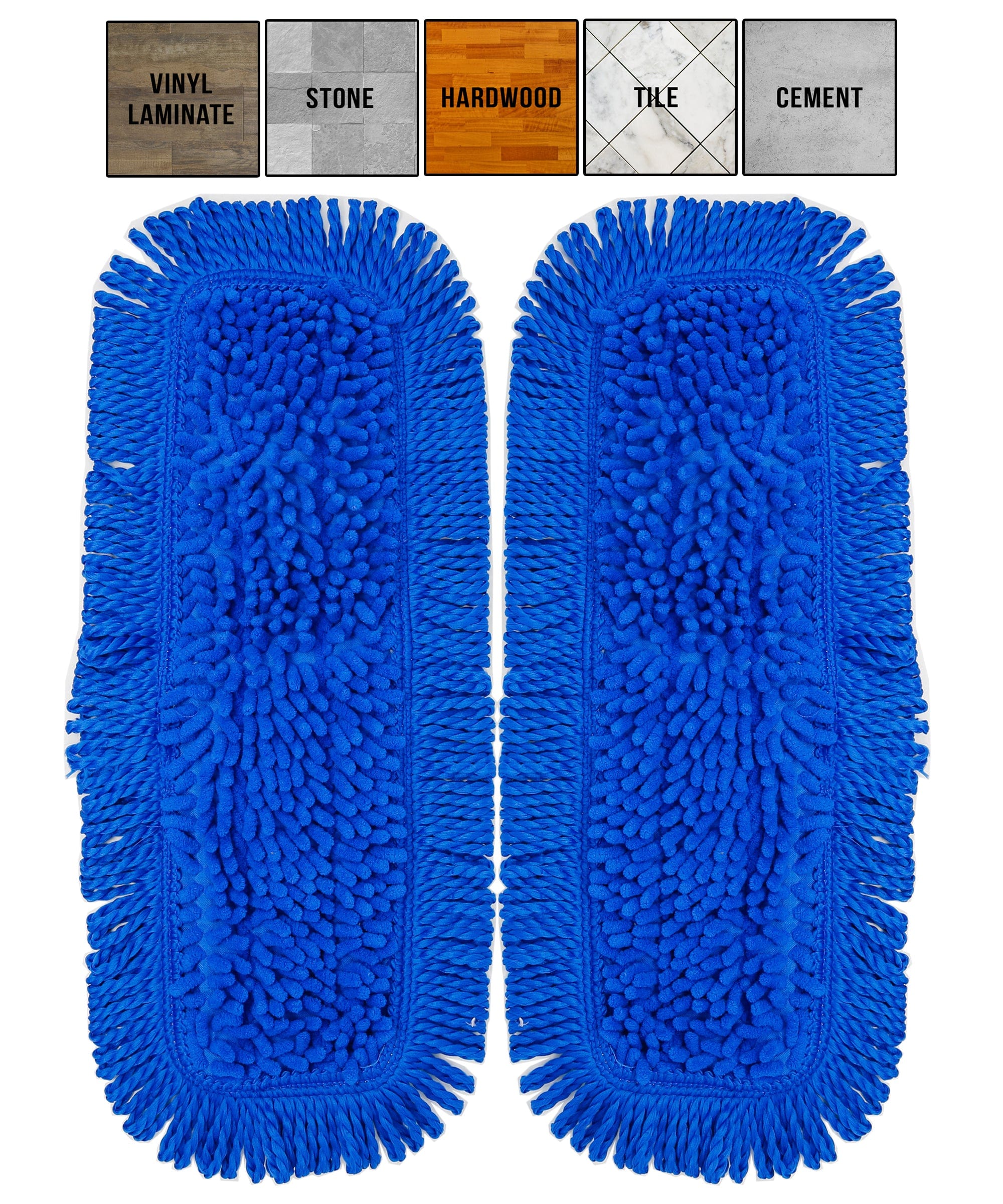 Don Aslett Mop Dusting Pad - Set of 2 - 12/ 18/ 24