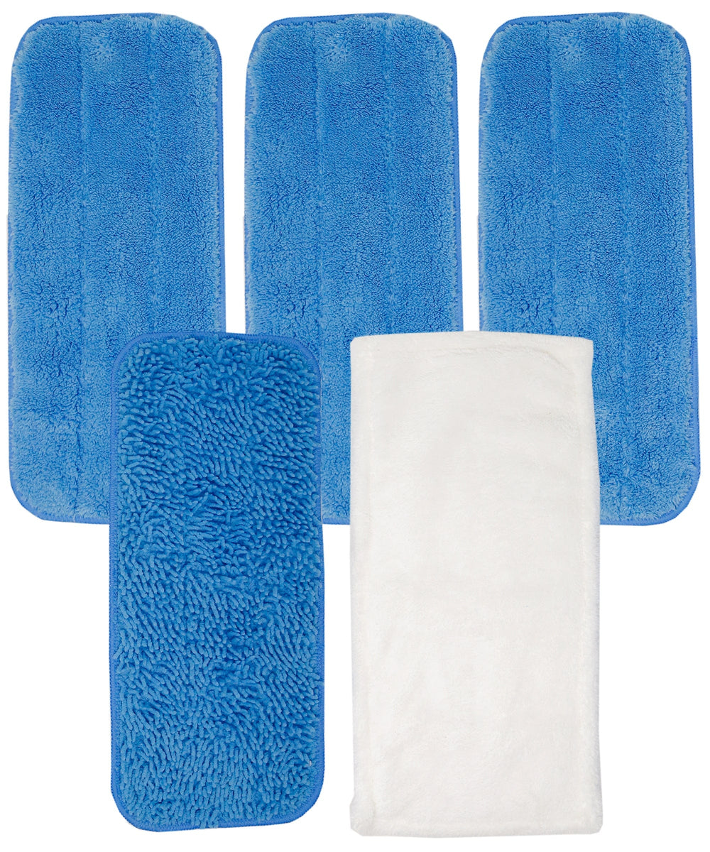 Don Aslett Microfiber Mop Slippers - No footprints!