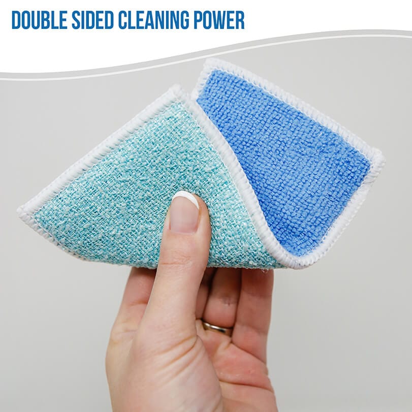 Don Aslett Scrub & Switch Microfiber Replacement Pads Scrub 3 Pack