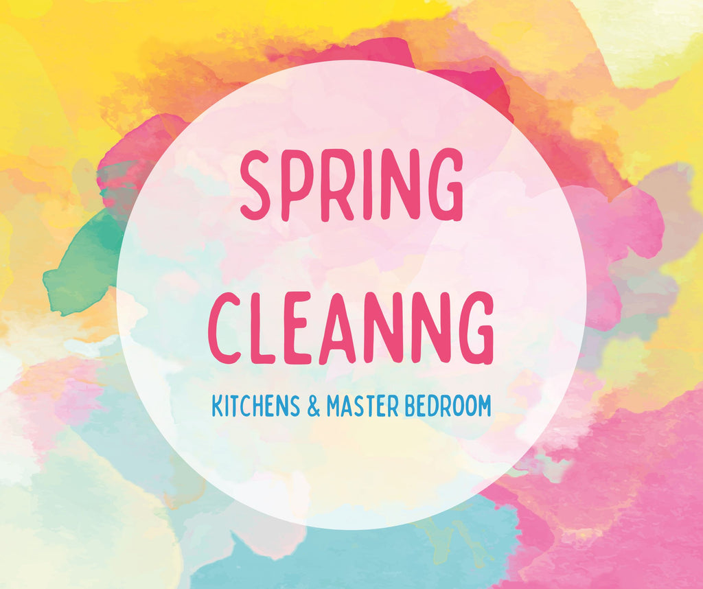 Spring Cleaning the Kitchen and Master Bedroom