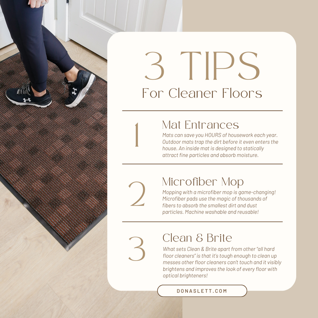 3 Tips for Cleaner Hard Floors