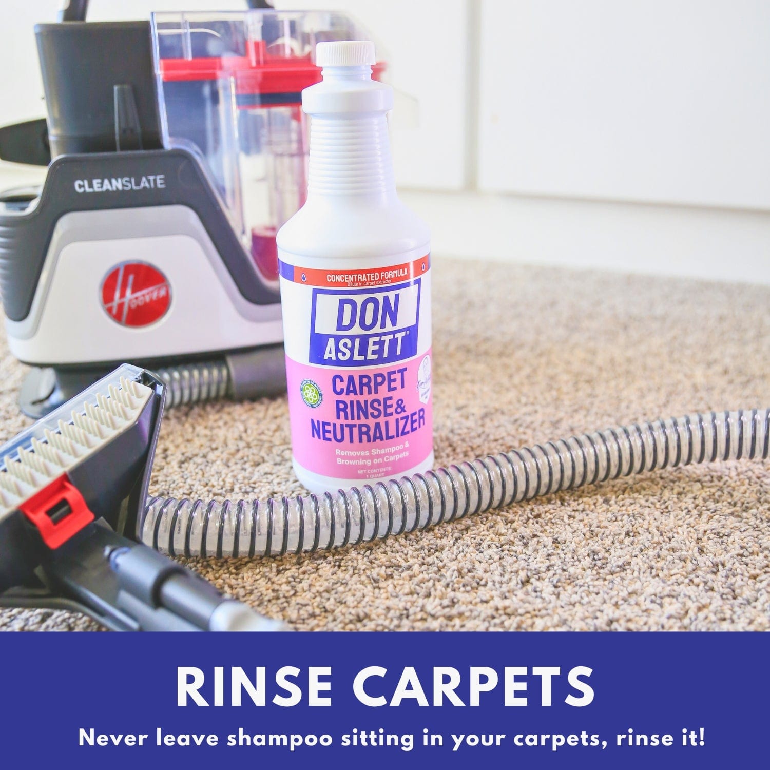 Split Don Rinse Don Aslett® Carpet Rinse & Neutralizer