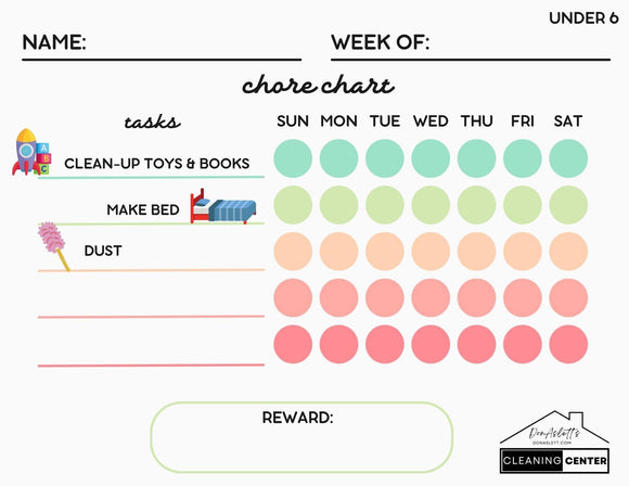 Don Aslett Kids Chore Chart