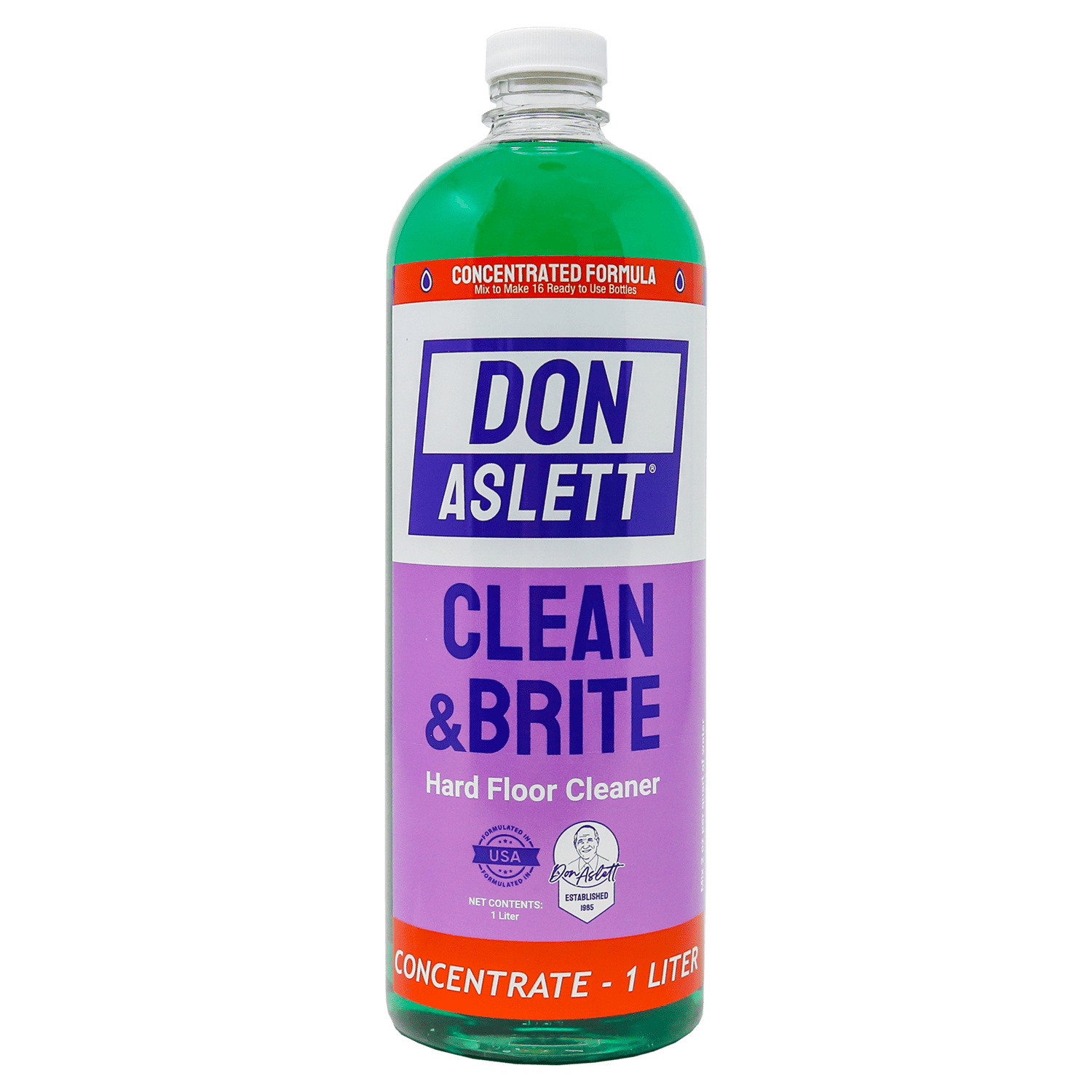 Copy Brite Clean & Brite Concentrate (Makes 16 Bottles) - Floor Cleaner for Every ...