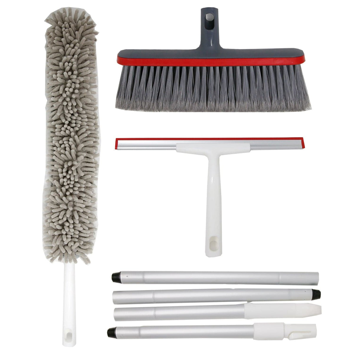 3 Quick Change Cleaning Tools - Duster, Broom & Squeegee – Don Aslett
