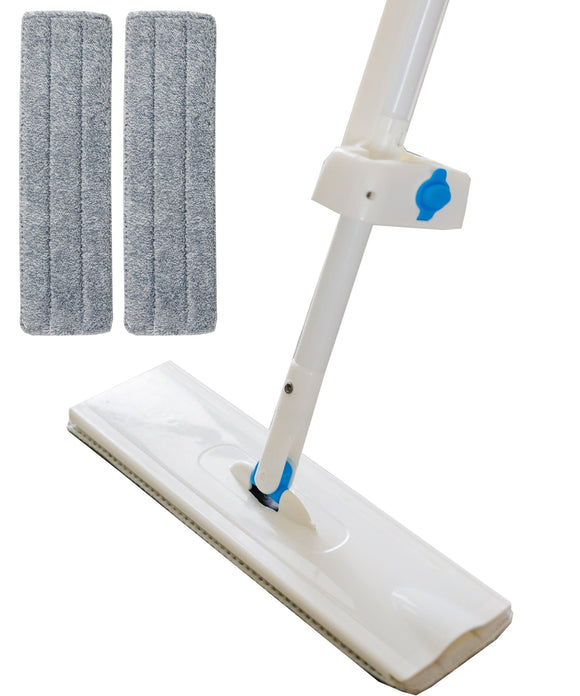 Hands Free Mop- Never Touch Dirty Mop Pad.