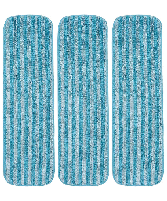 Don Aslett Two Tone Mop Pads- 3 Pack- 12