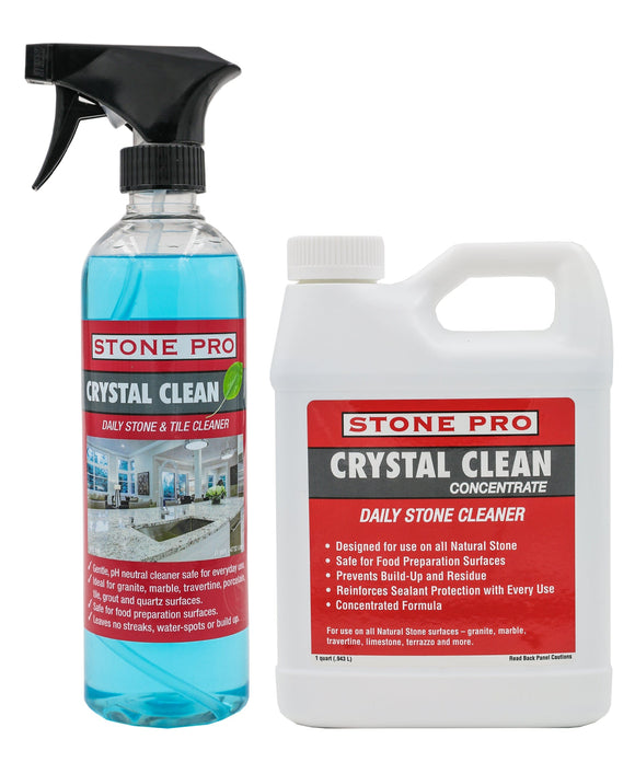Stone Pro Crystal Clean - 16 oz & Concentrate