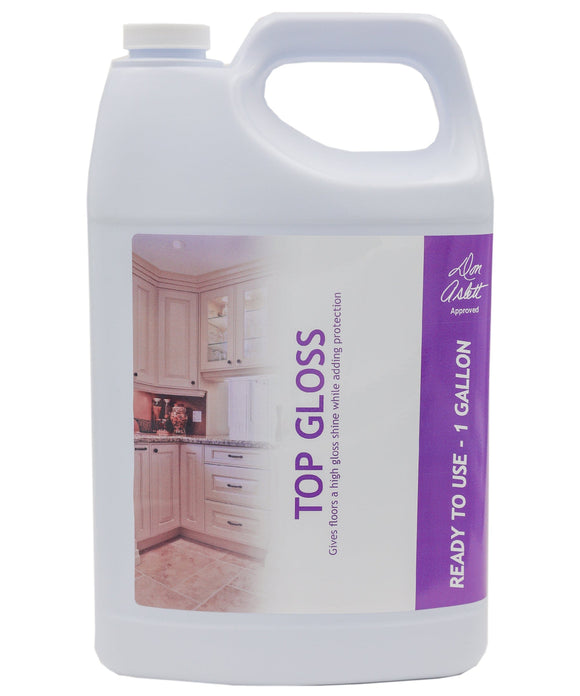 Don Aslett Top Gloss Gallon- Gives Floors A High Gloss Shine While Adding Protection