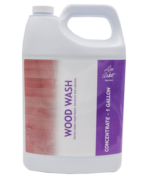 Don Aslett Wood Wash Gallon - Gently Cleans Wood Floors, Furniture And Cabinets