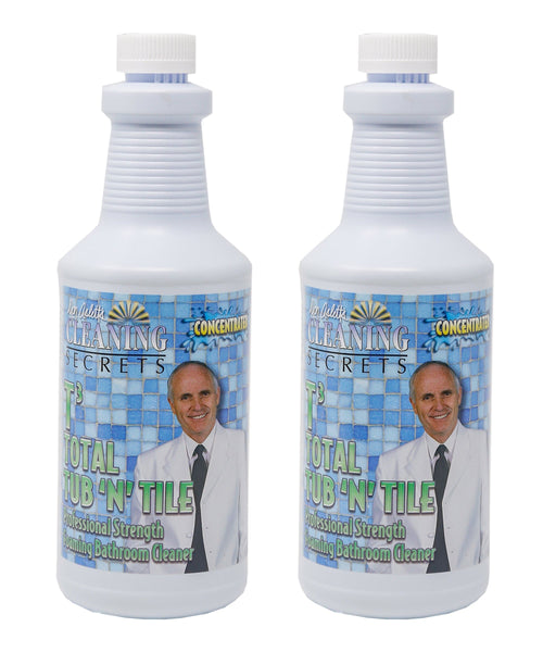 Don Aslett Tub N' Tile Concentrate- Eco-Friendly Foaming Bathroom Cleaner